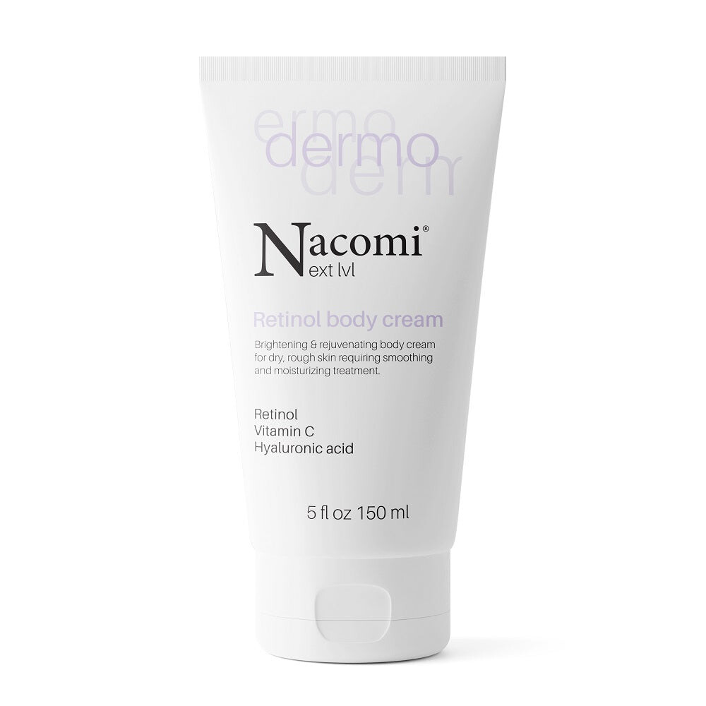 

Nacomi Next Level Dermo Осветляющий и омолаживающий крем для тела с ретинолом и витамином С 150мл