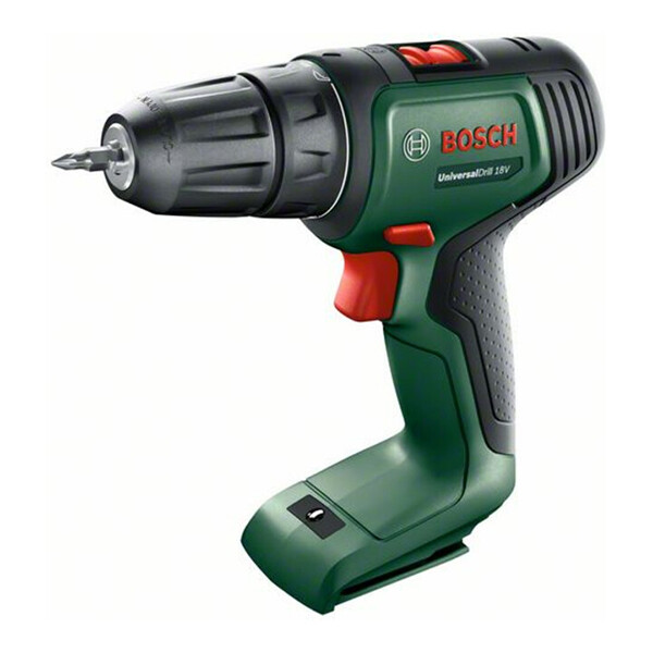 

Дрель-шурупоерт BOSCH UniversalDrill 18V 06039D4000 (без З/У, без аккумулятора), зеленый