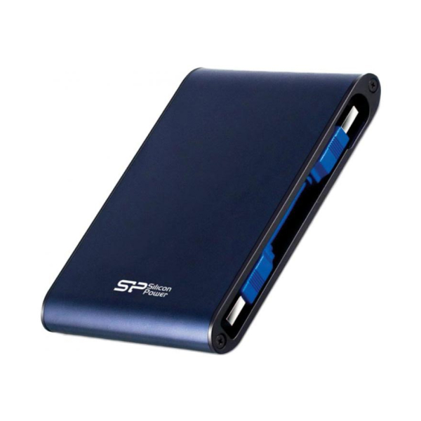 цена Внешний жесткий диск SP Silicon Power Armor A80 USB, 1ТБ, прорезиненный, синий
