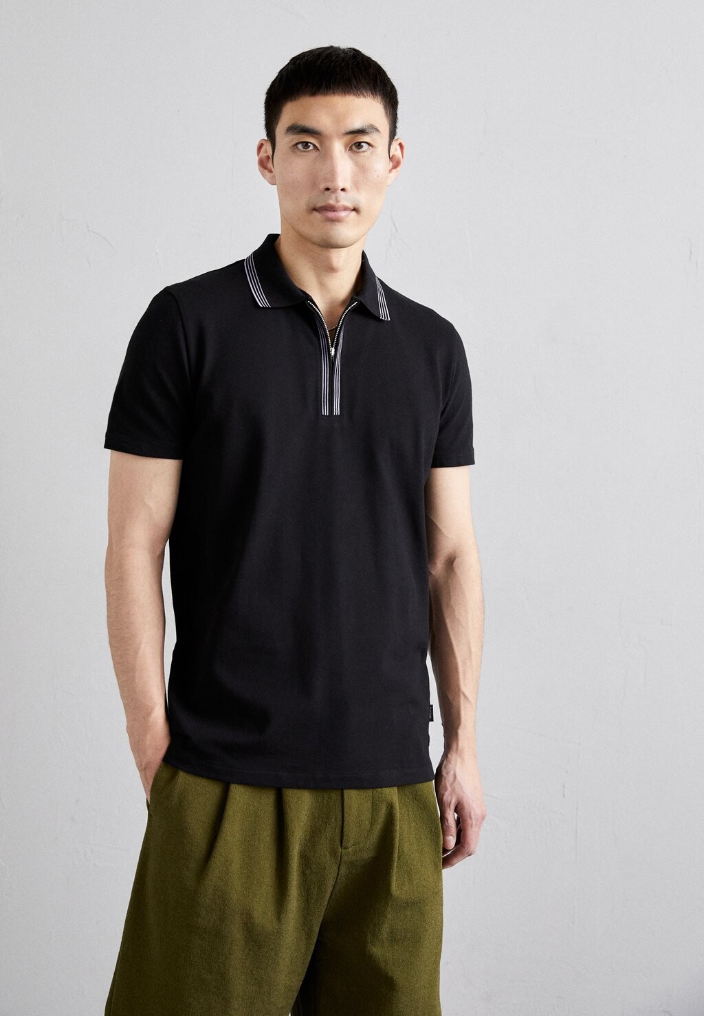 

Рубашка-поло MENS ZIP PS Paul Smith, цвет blacks