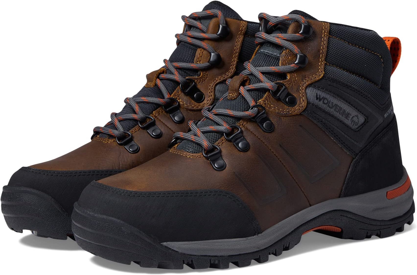 Рабочая обувь водонепроницаемая со стальным носком Chisel 2 Steel Toe Waterproof Hiker Wolverine, цвет Penny цена и фото