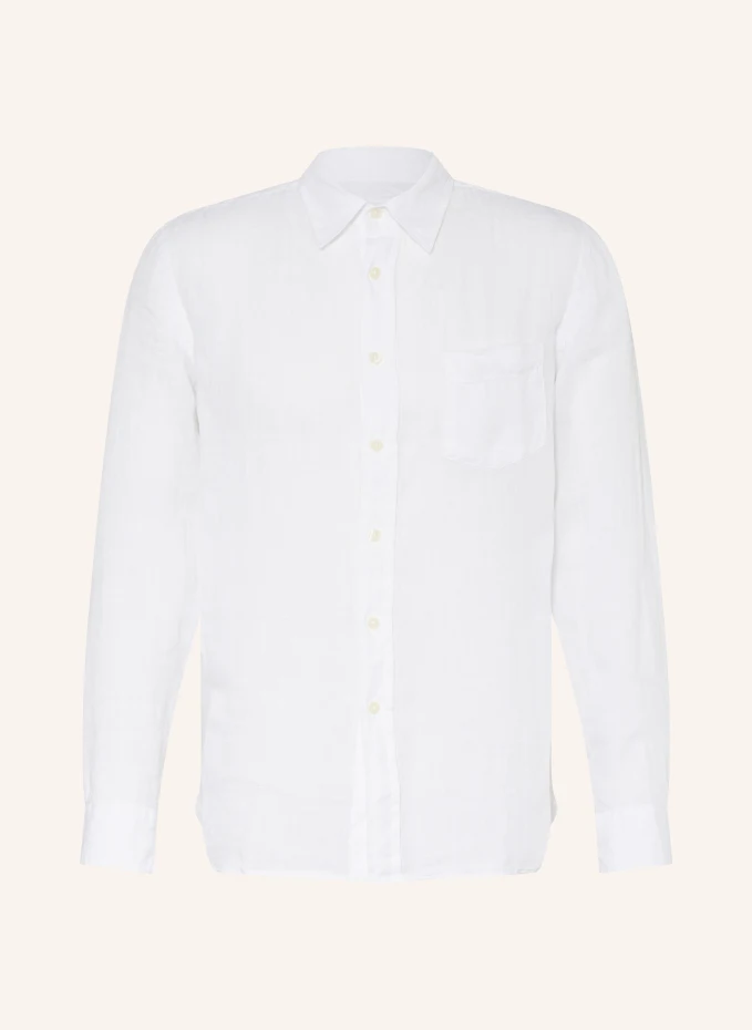 Льняная рубашка стандартного кроя 120%Lino, белый