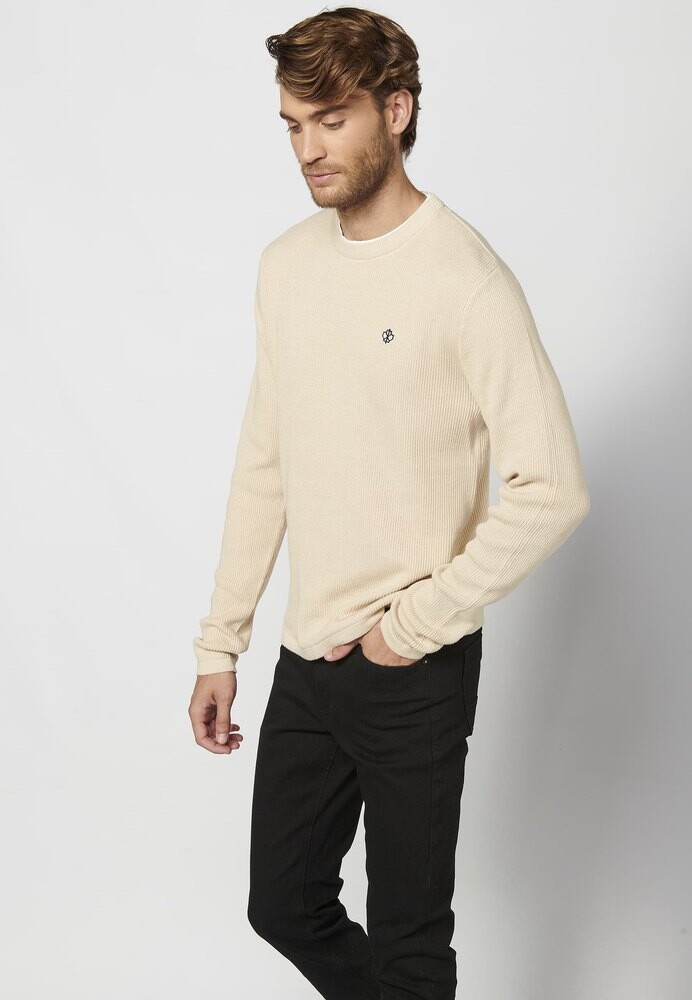 

Свитер Koroshi 2411TR04 Round Neck, бежевый