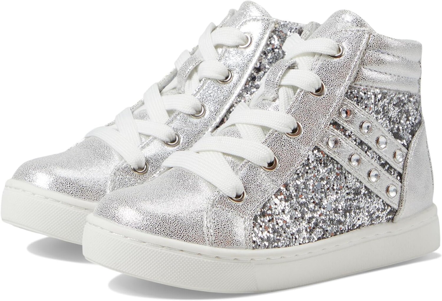 

Кроссовки Michaela Nina, цвет Silver Shimmer/Glitter