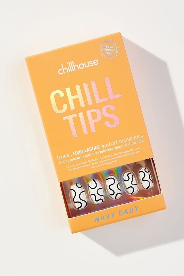 

Набор накладных ногтей Chillhouse Chill Tips, оранжевый