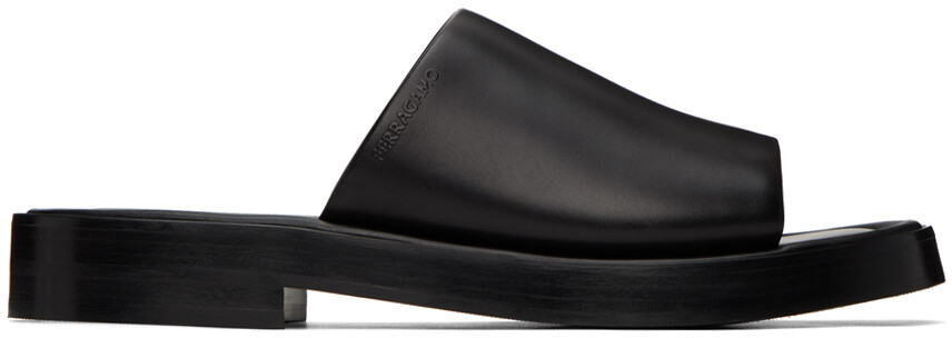 

Черные сандалии с ремешком Ferragamo