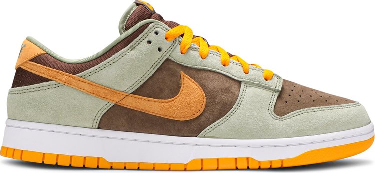 Кроссовки Nike Dunk Low 'Dusty Olive', зеленый - фото