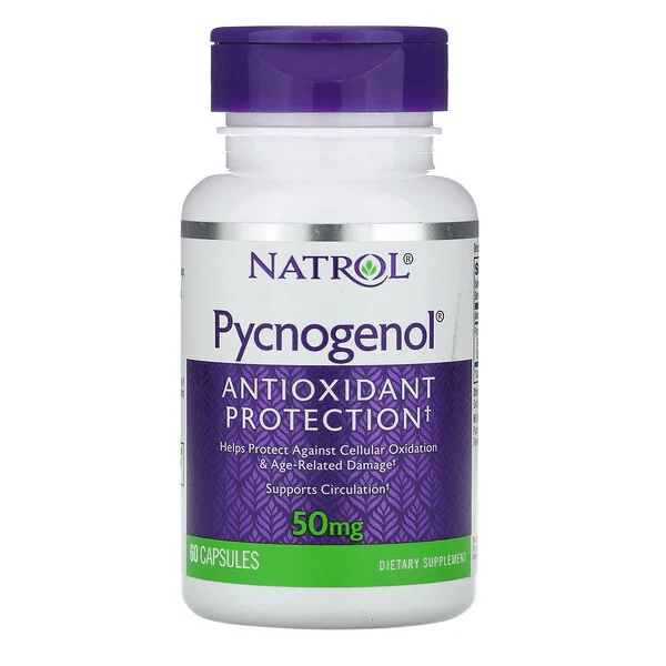 Pycnogenol, 50 мг, 60 капсул, Natrol - фото