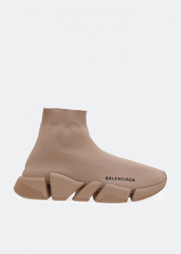 Кроссовки BALENCIAGA Speed 2.0 sneakers, бежевый