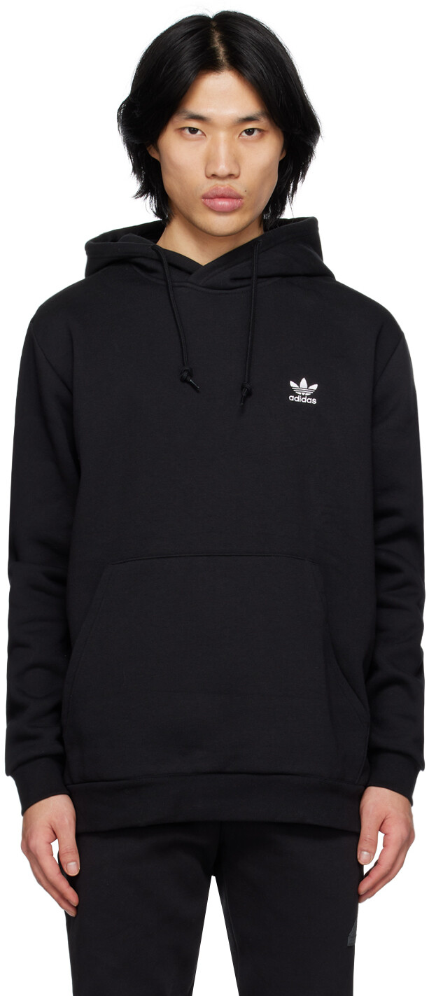 

Худи черного цвета с трилистником Essentials adidas Originals