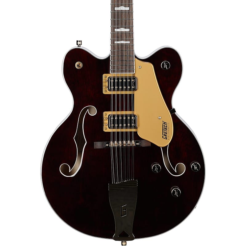 Электрогитара Gretsch G5422G-12 Electromatic с полым корпусом, 12 струн, орех Gretsch G5422G-12 Electromatic Hollowbody Electric Guitar, 12-String electric guitar roller string tree string retainer neck plate loaded jack socket plate for guitar replacement parts