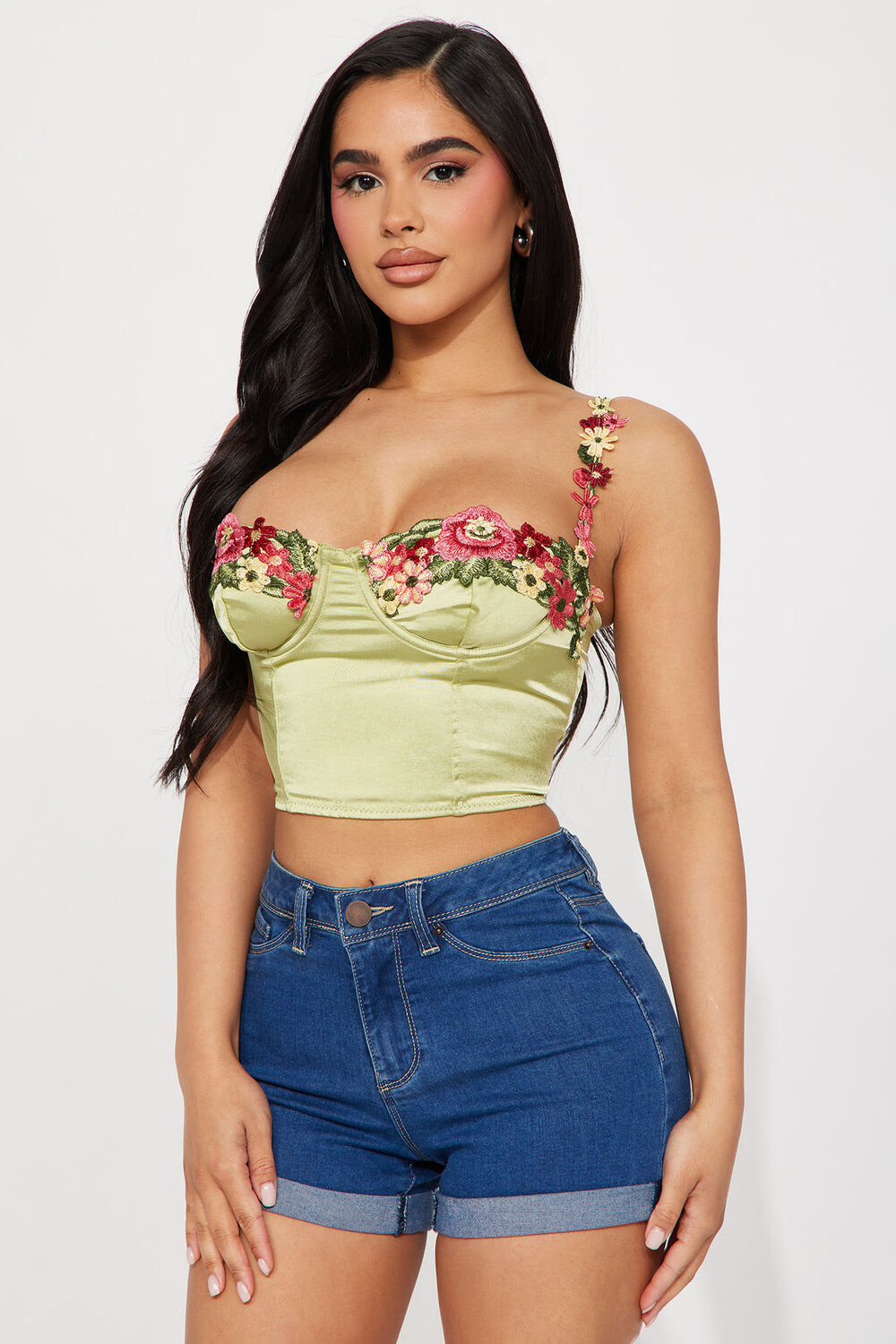 

Топ Fashion Nova TC28509, зеленый