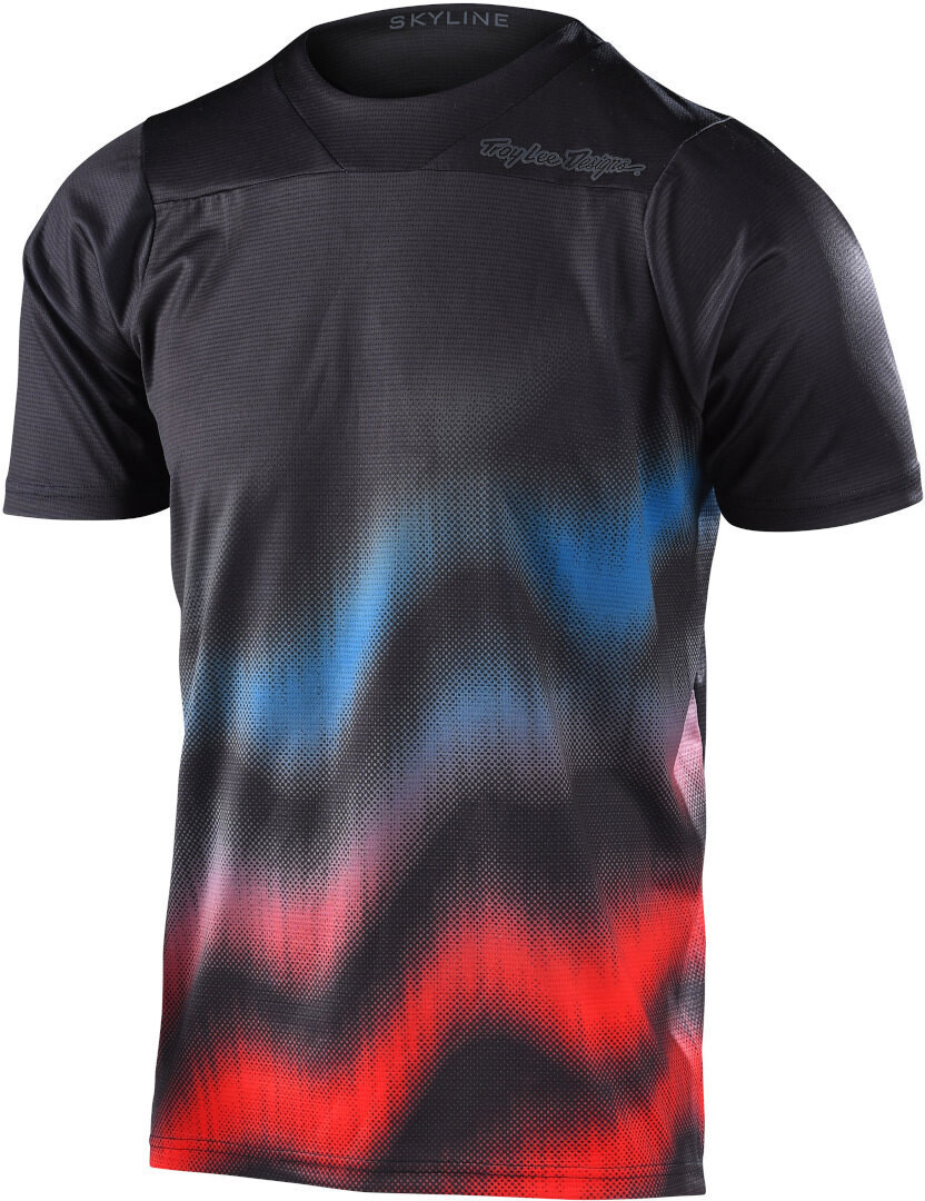 

Джерси Troy Lee Designs Skyline Wave велосипедные, черно-красные