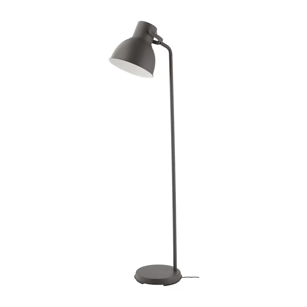подвесной светильник ikea hektar 22 см темно серый Торшер Ikea Hektar, черный