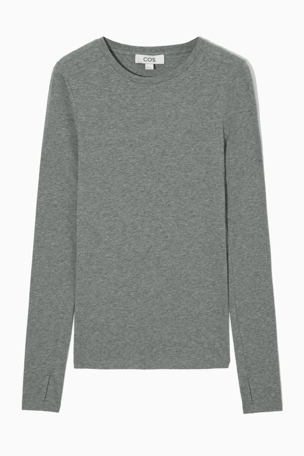 

Лонгслив COS Slim-fit, серый