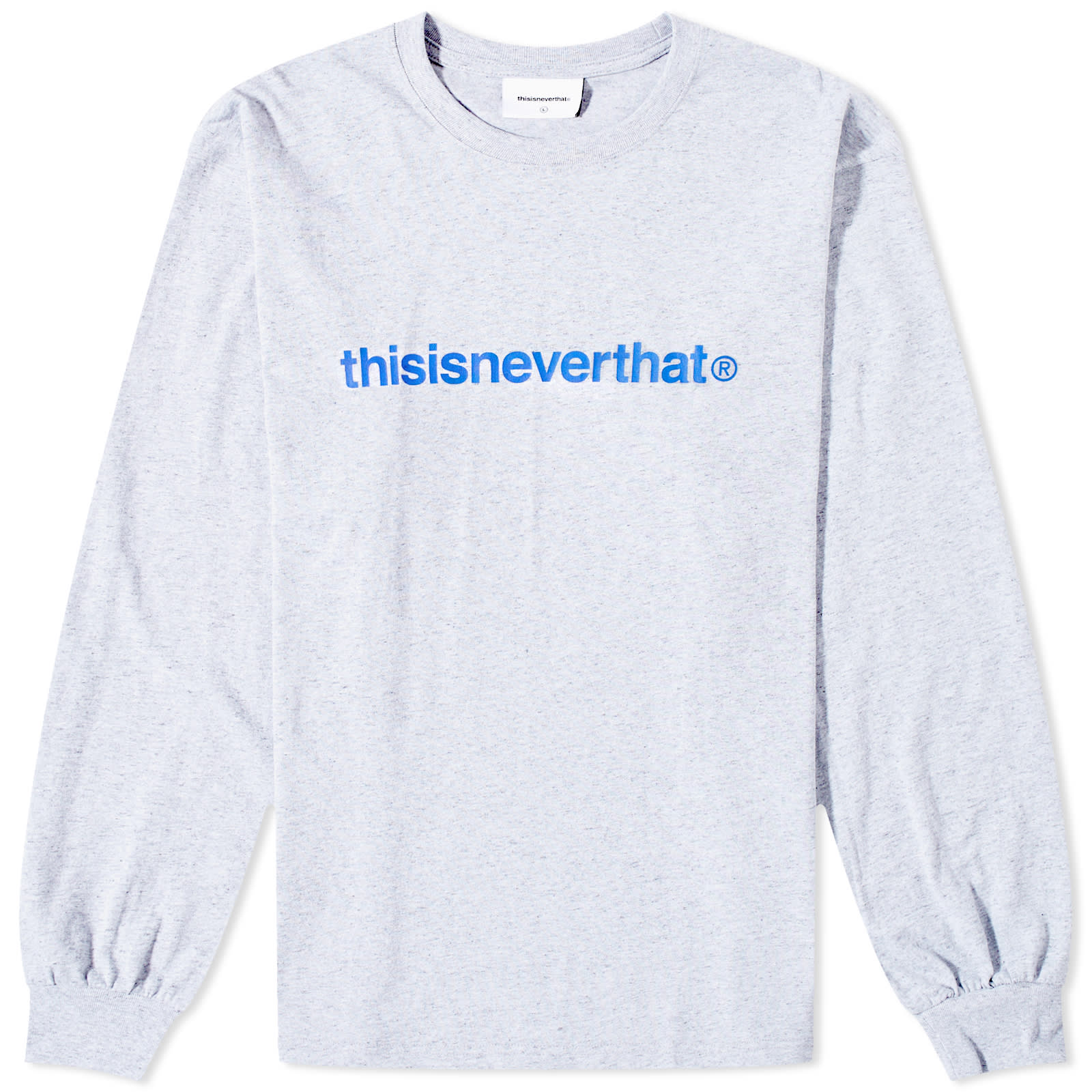 Лонгслив Thisisneverthat T-Logo, светло-серый thisisneverthat t logo hoodie