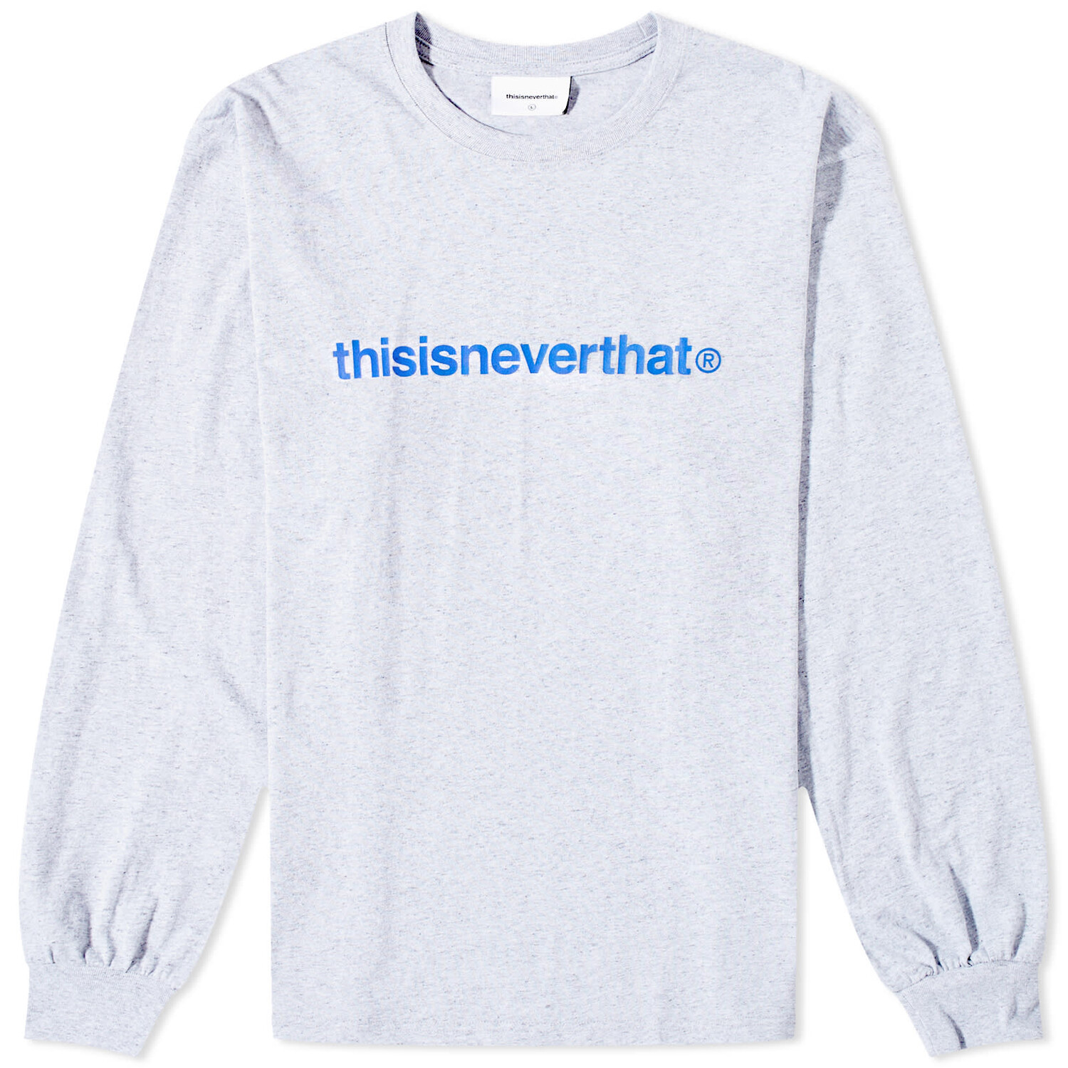 Лонгслив Thisisneverthat T-Logo, светло-серый