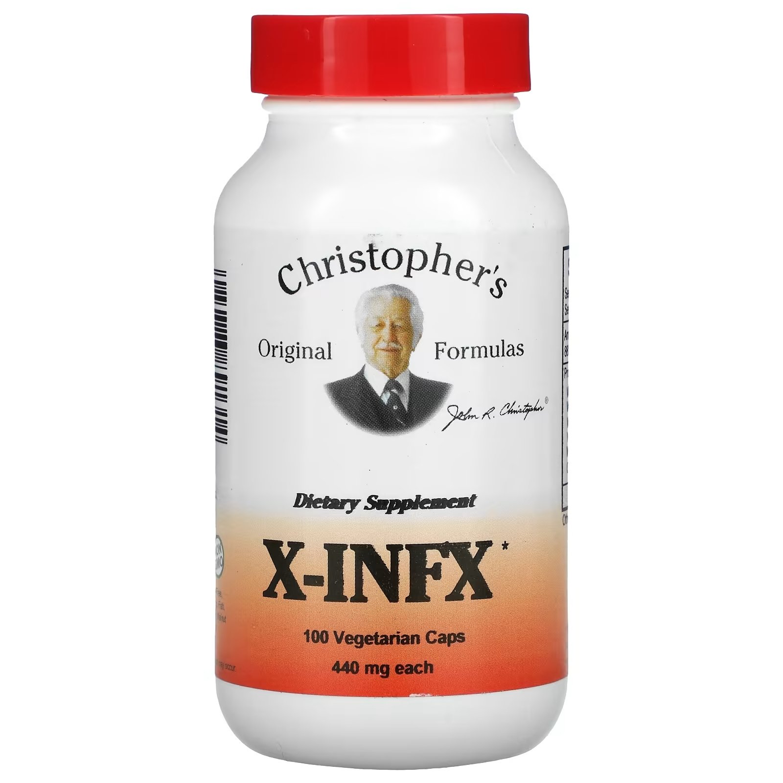 Christopher's Original Formulas X-INFX 440 мг, 100 вегетарианских капсул - фото