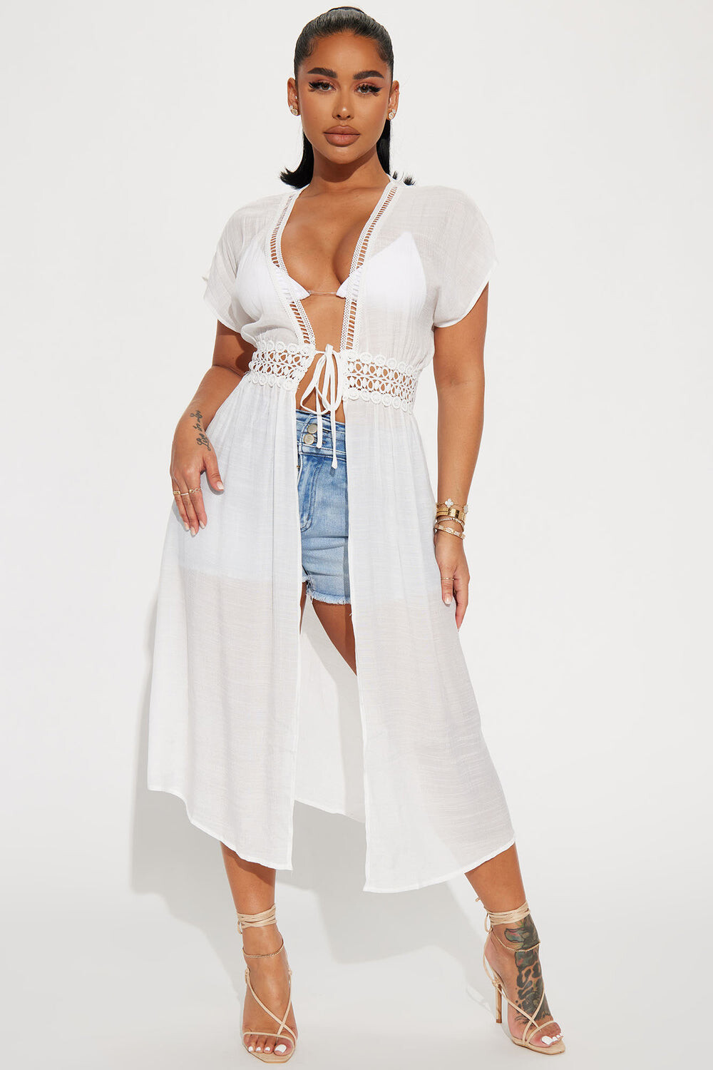 

Топ Fashion Nova IJ99239, белый
