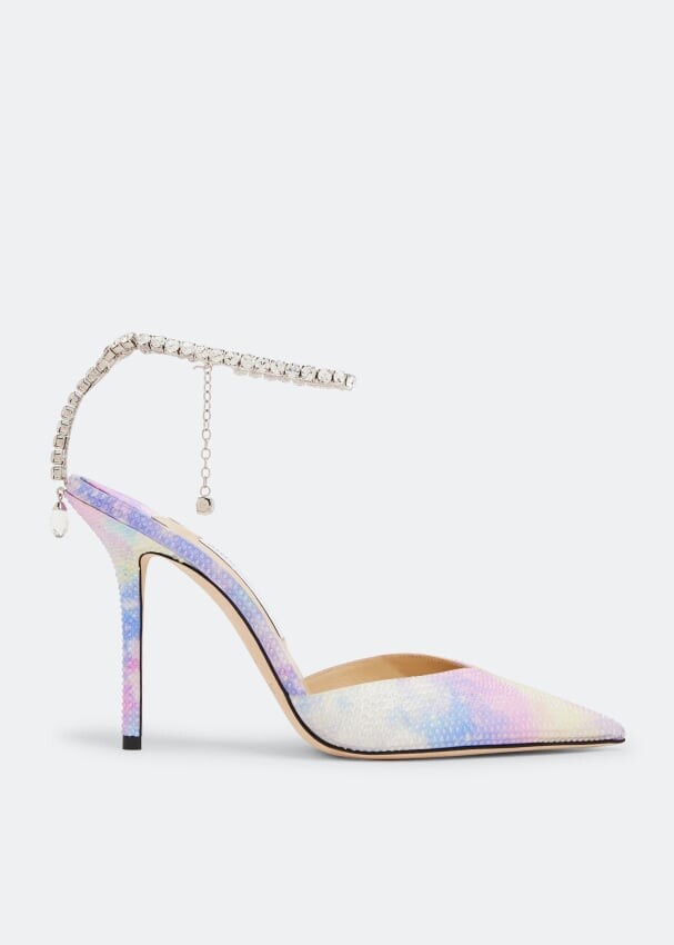 

Туфли JIMMY CHOO Saeda 100 pumps, фиолетовый