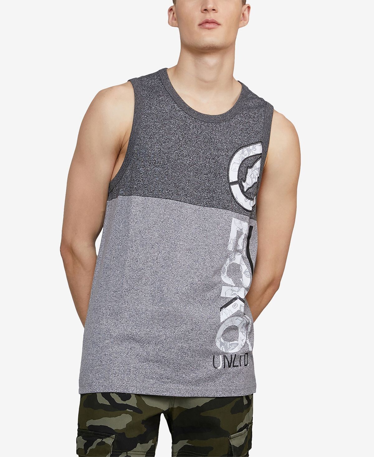 

Мужская майка halfsies Ecko Unltd, серый
