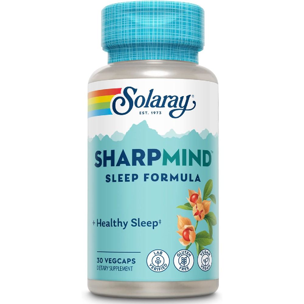 Мелатонин Solaray SharpMind Sleep 3 мг, 30 капсул enzymatic therapy remifemin добавка для спокойного сна 21 таблетка