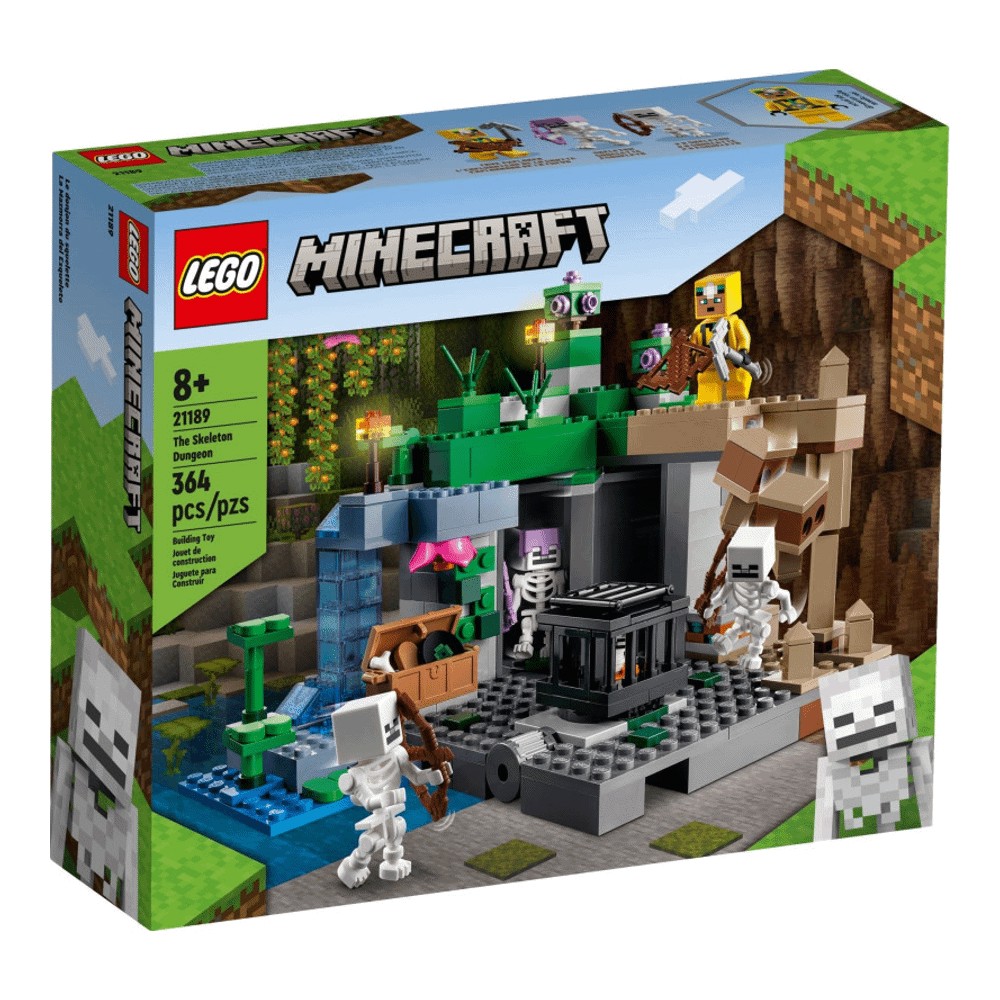Конструктор LEGO Minecraft 21189 Скелетная темница конструктор lego minecraft 21189 подземелье скелетов