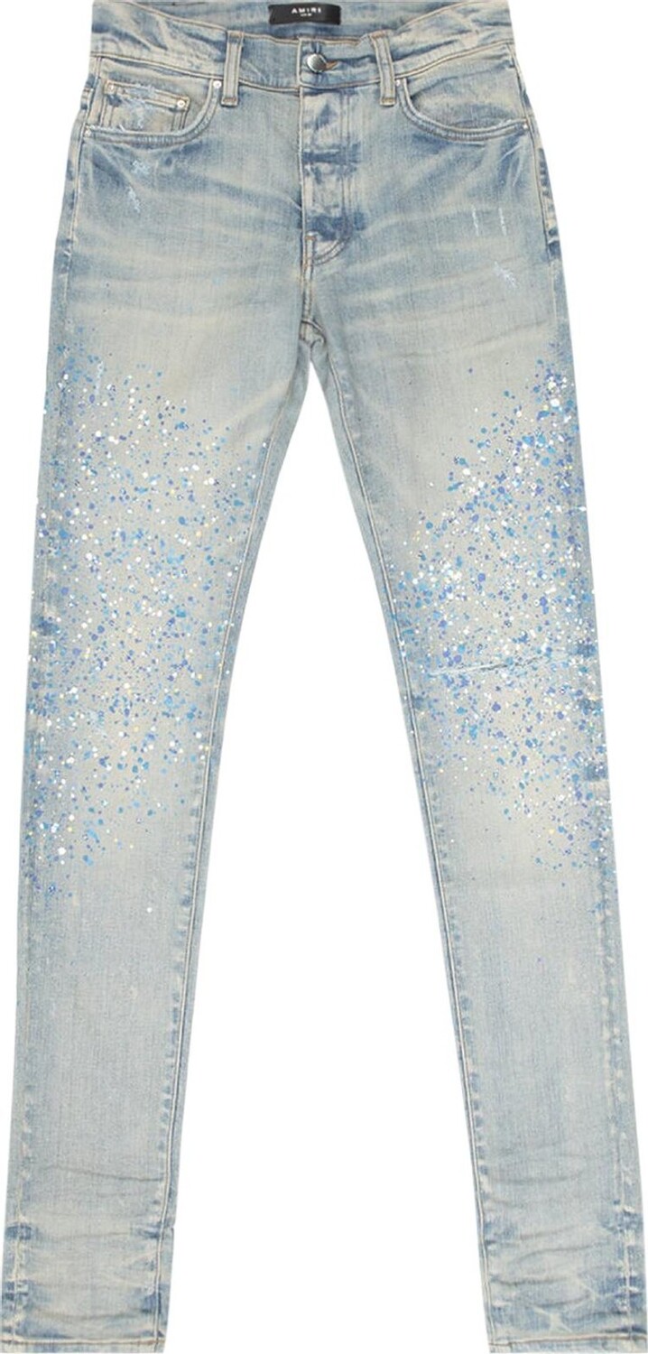 

Джинсы Amiri Crystal Painter Jean 'Clay/Indigo', синий