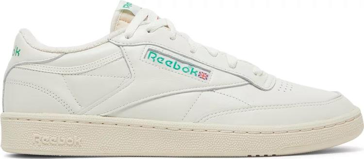 Кроссовки club c 1985 tv 'chalk glen green' Reebok, белый кроссовки reebok club c 1985 tv