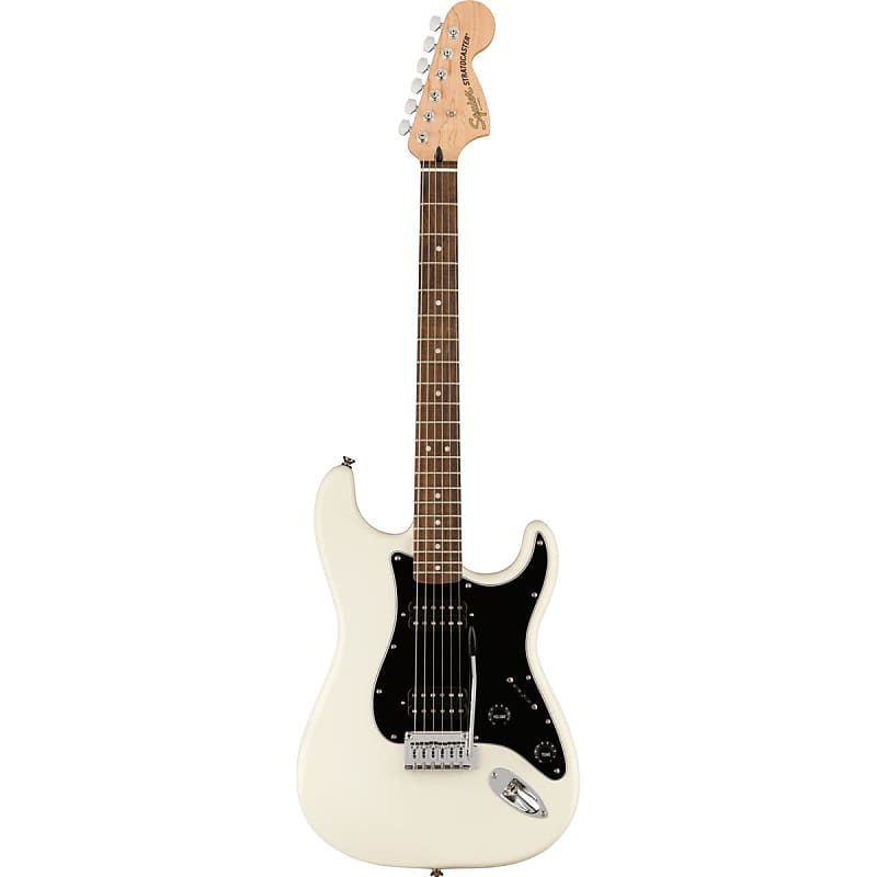 Электрогитара Squier Affinity Series Stratocaster HH Electric Guitar, Laurel Fingerboard, Olympic White электрогитара fender squier affinity stratocaster hh lrl olympic white