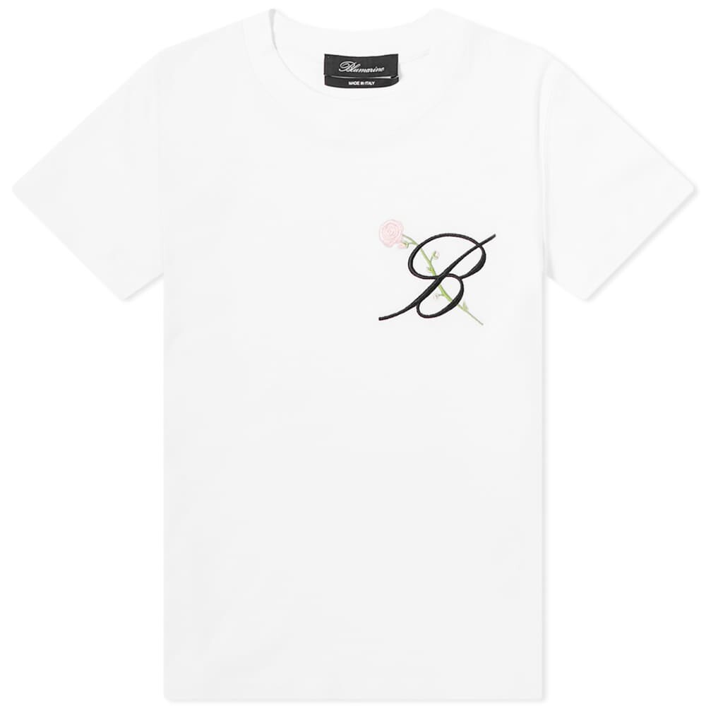 

Футболка Blumarine Logo Fitted Tee, Черный