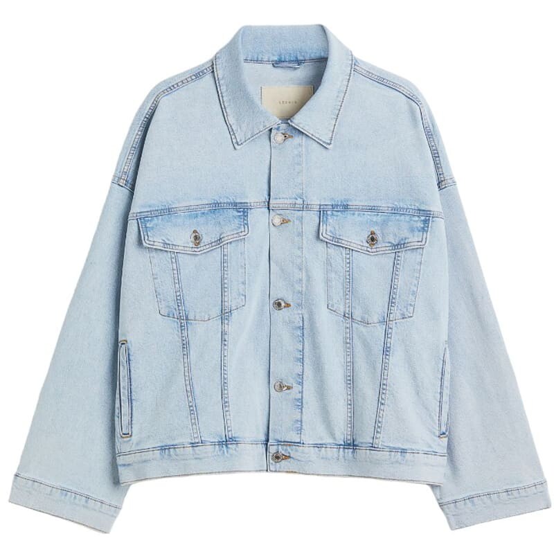 

Куртка джинсовая H&M+, светло-голубой