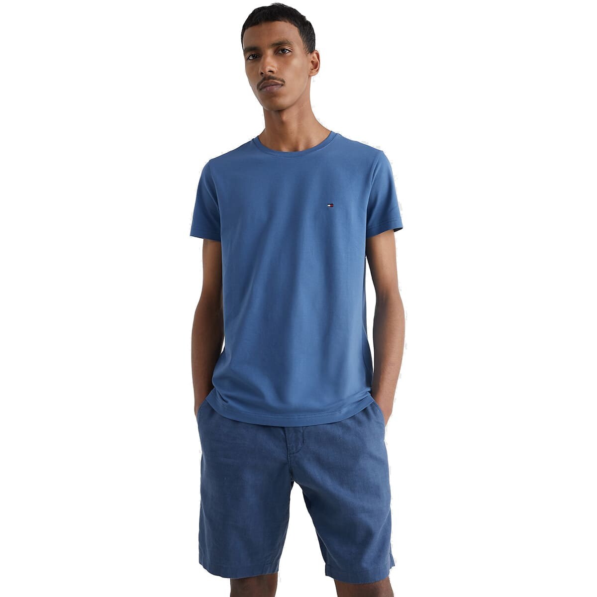

Футболка Tommy Hilfiger Slim Fit, синий