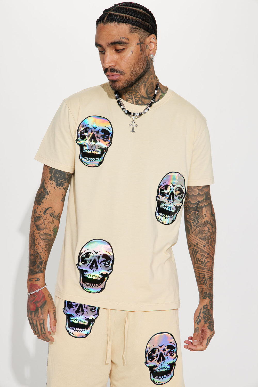 

Футболка Fashion Nova S300N, загар, Серый