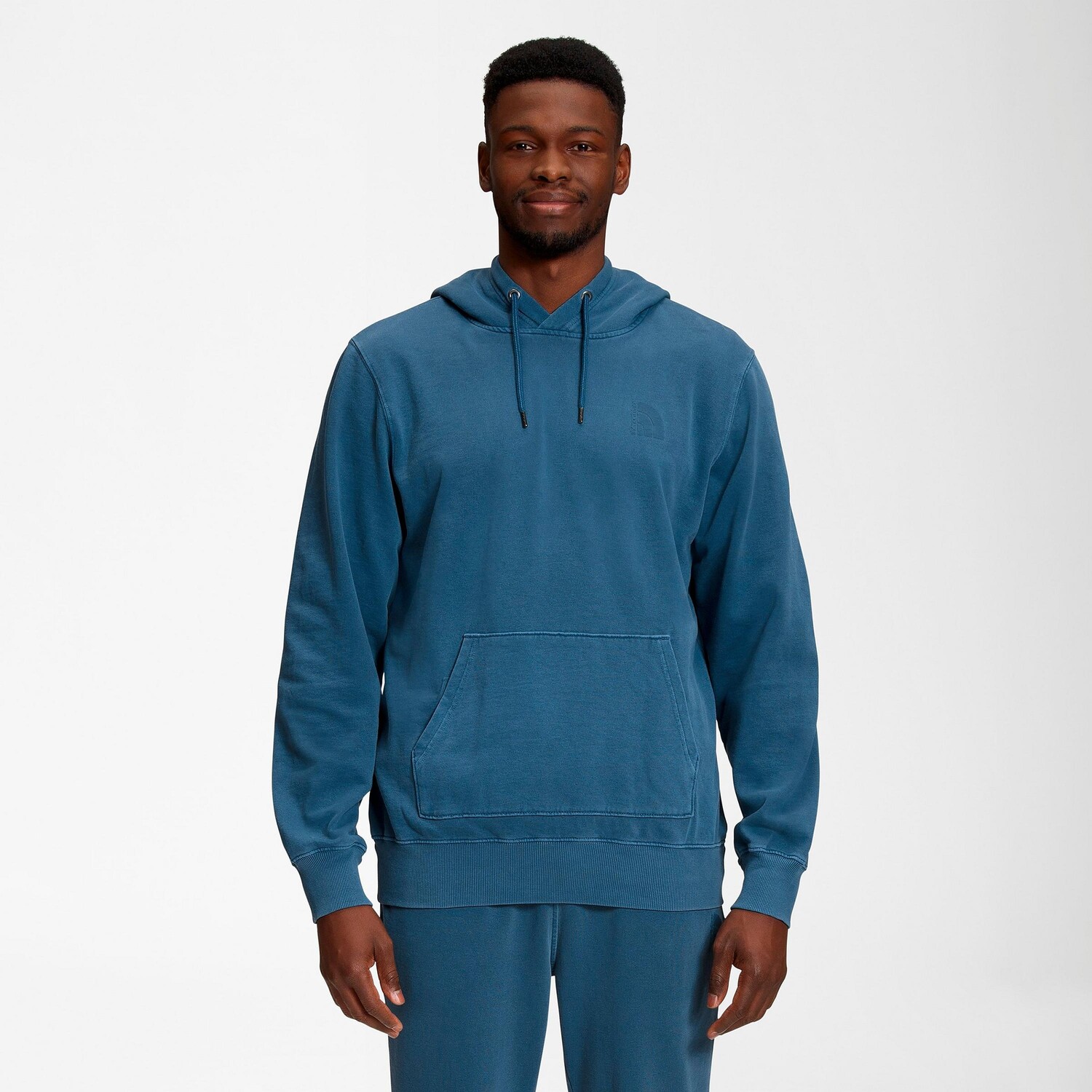 

Мужская худи The North Face с окрашиванием в одежде, синий