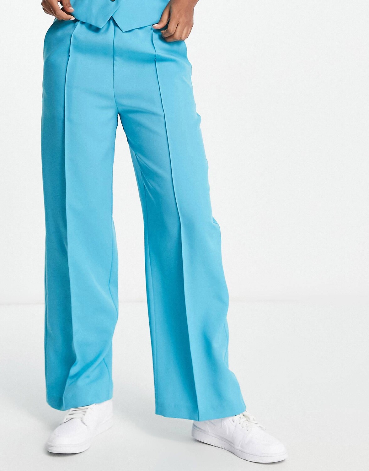 

Брюки с павлиньим принтом ASOS DESIGN, Синий