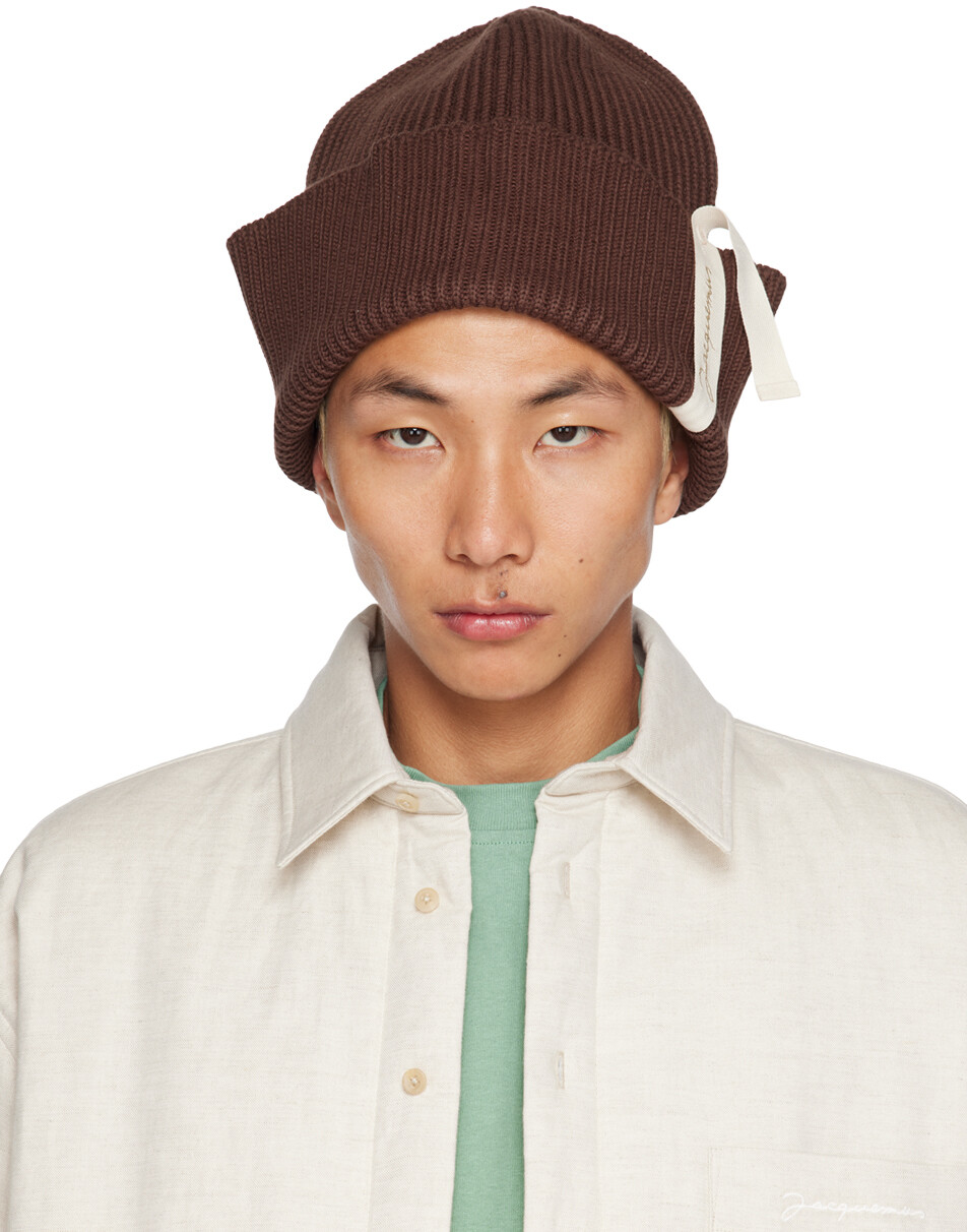 

Коричневая шапка 'Le Bonnet Pipa' Jacquemus