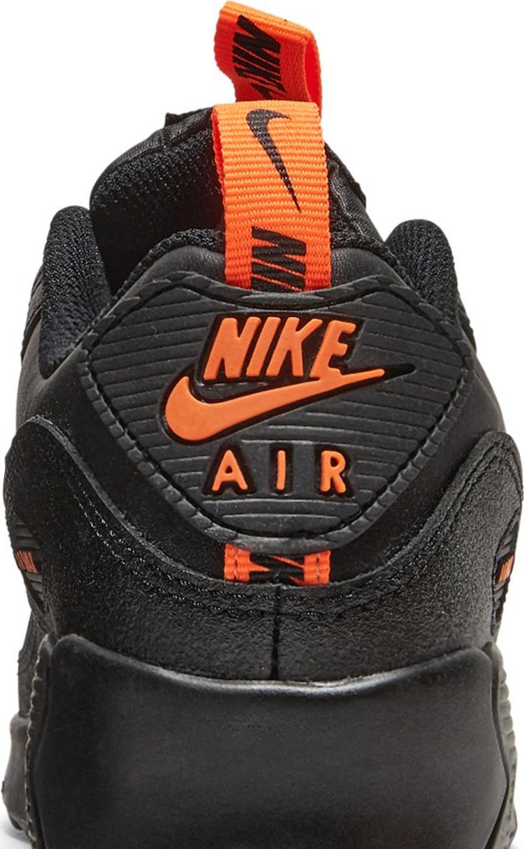 Nike Air Max 90 SE GS Black Total Orange