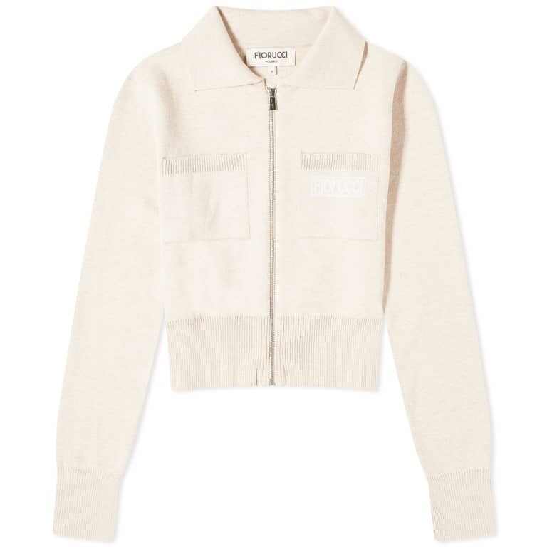 

Кардиган Fiorucci Angolo Knit Zipped, бежевый