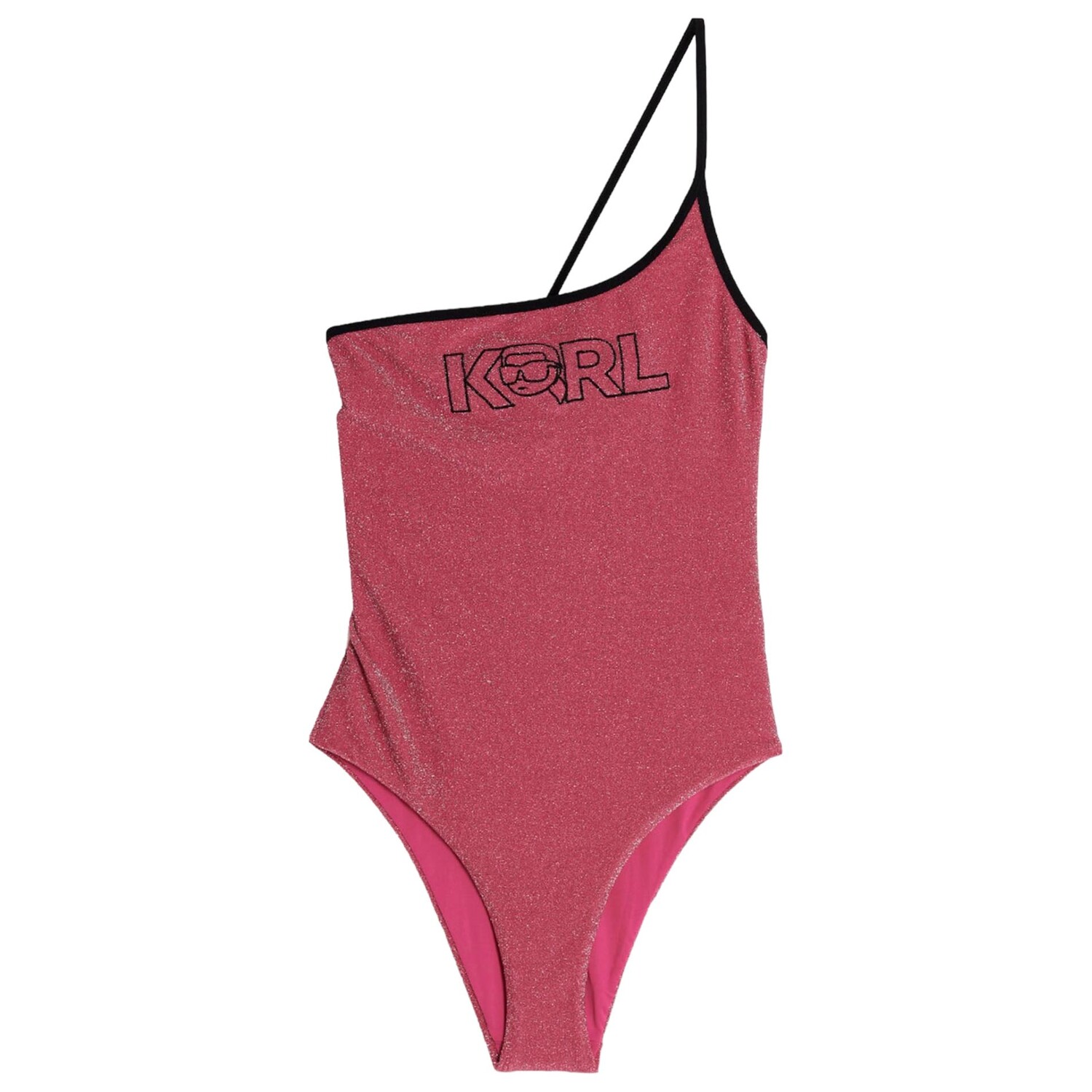 

Купальник Karl Lagerfeld Ikonik 2.0 One-piece, розовый