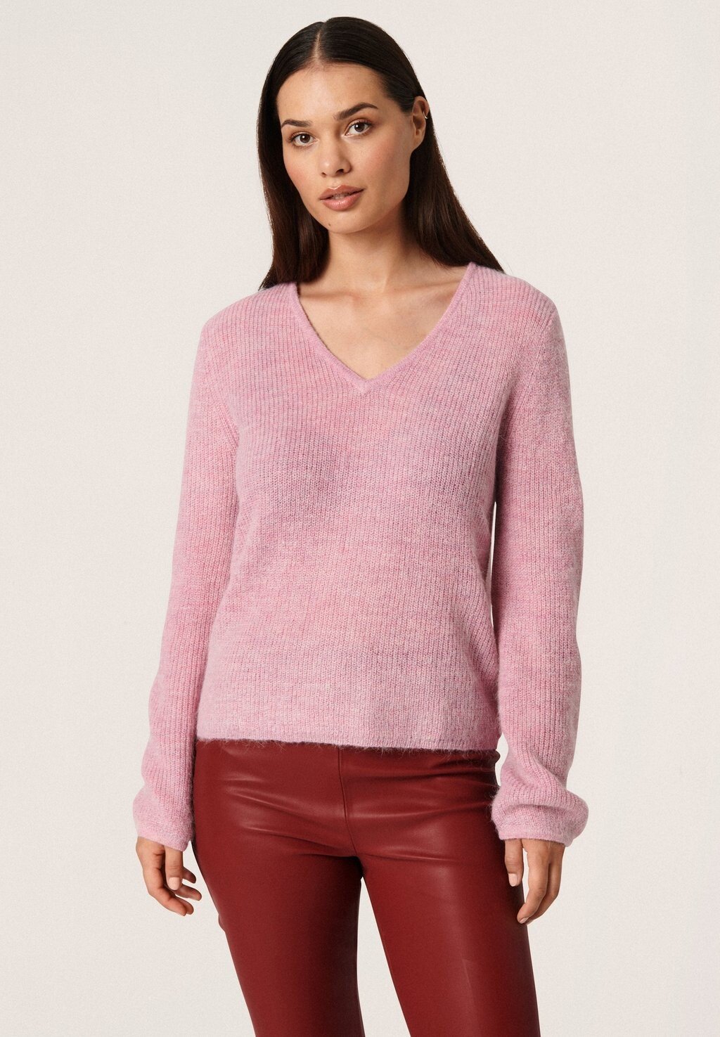 

Свитер TUESDAY V-NECK LS Soaked in Luxury, Сиреневый туман, Фиолетовый