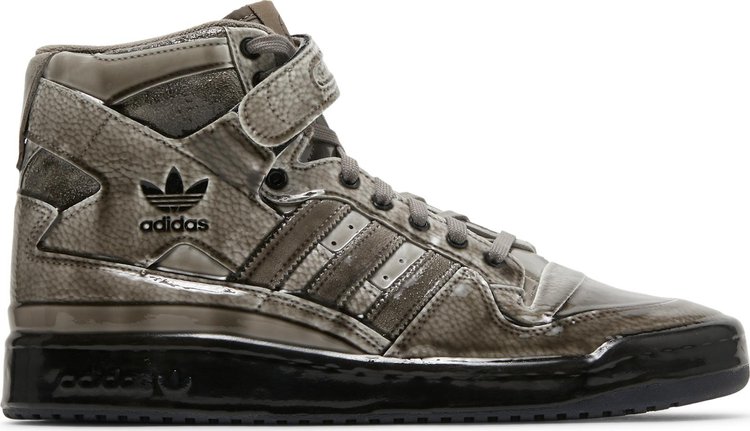 Кроссовки Adidas Jeremy Scott x Forum High 'Dipped - Carbon', серый adidas originals x jeremy scott forum dipped