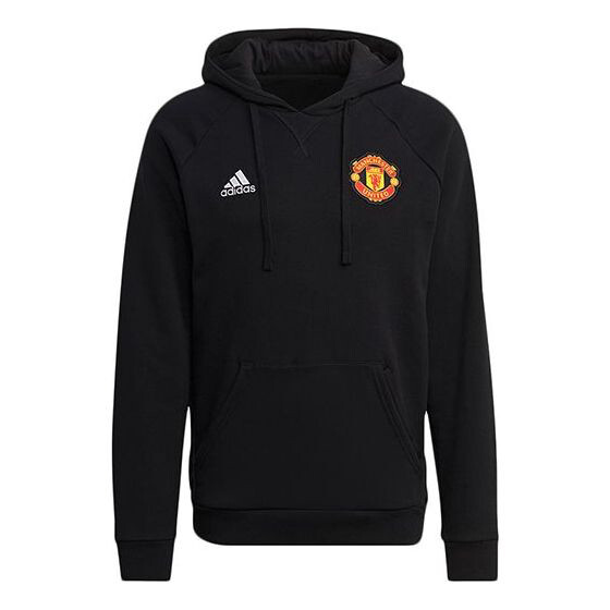 

Толстовка Adidas Manchester United Embroidered team logo Soccer/Football Sports Black, Черный
