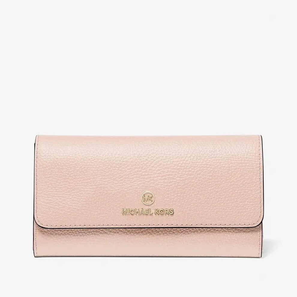 

Кошелек Michael Michael Kors Large Pebbled Leather Tri-Fold, светло-розовый