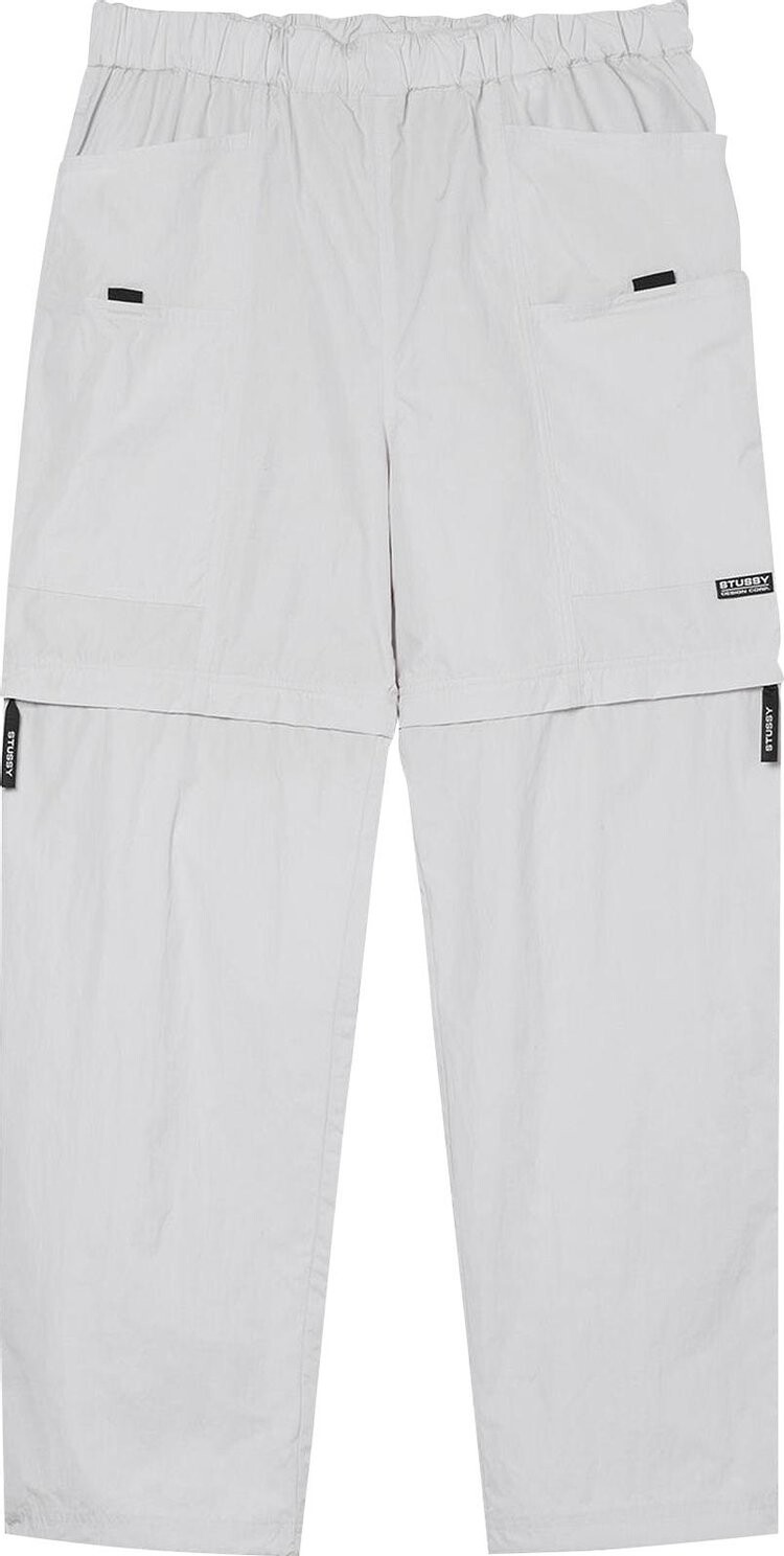 

Брюки Stussy Nyco Convertible Pant 'Light Grey', серый