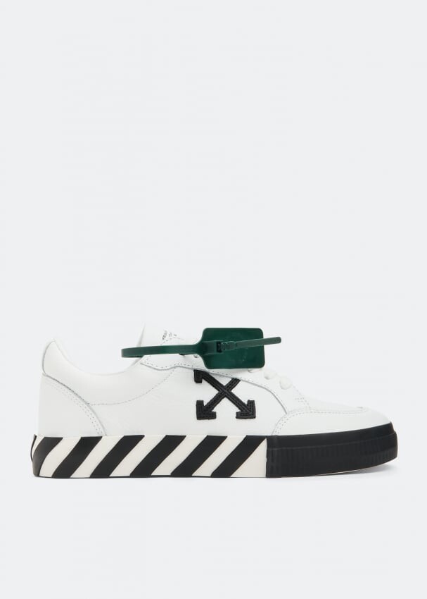 

Кроссовки OFF-WHITE Low Vulcanised sneakers, белый