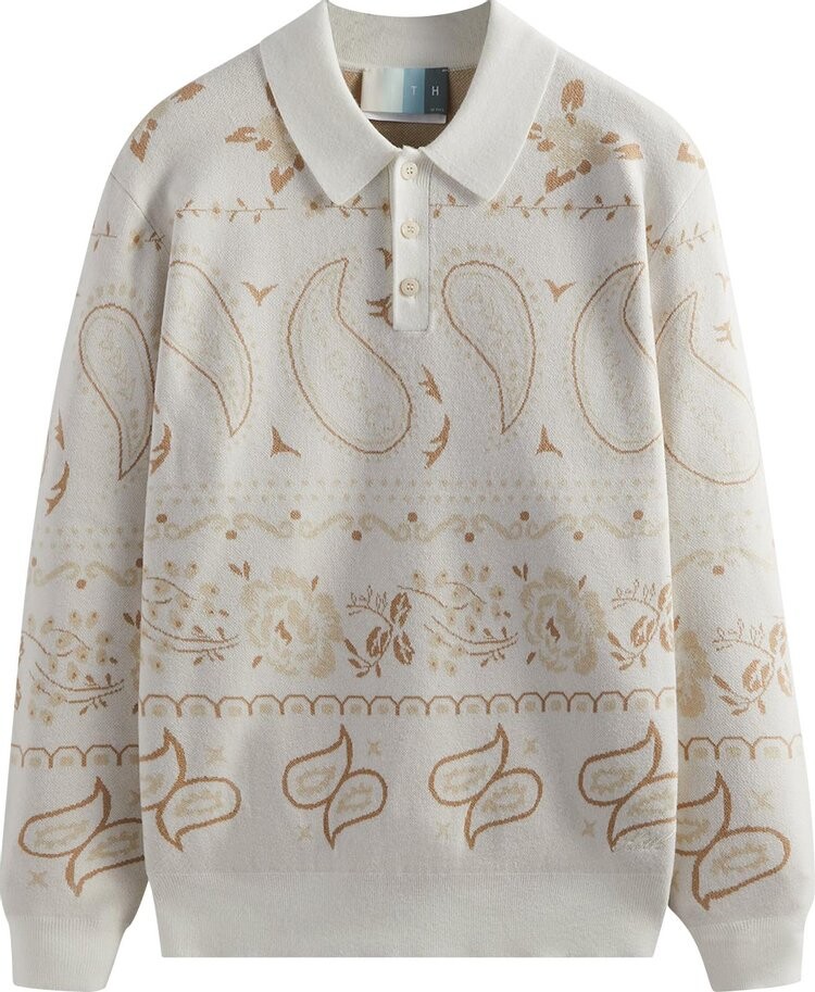 

Пуловер Kith Paisley Harmon Pullover 'Waffle', кремовый