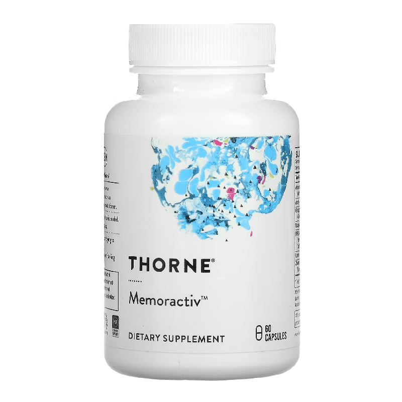 Memoractiv Thorne Research, 60 капсул thorne research бромелайн m f 60 растительных капсул