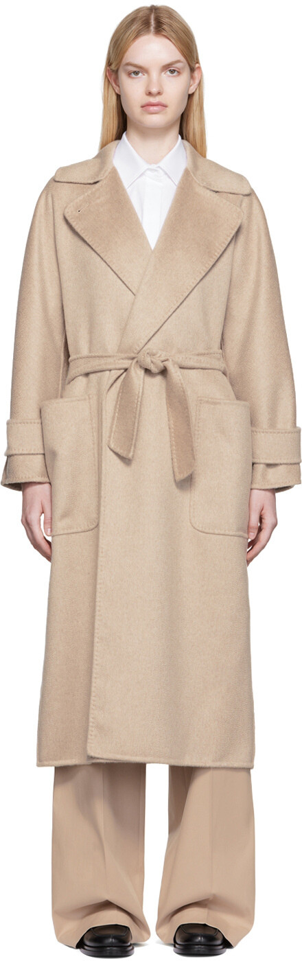 

Бежевое пальто Feluca Max Mara