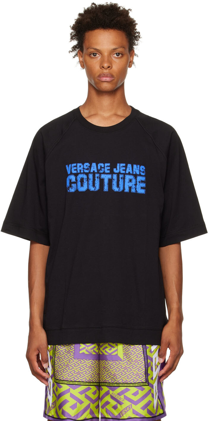 

Черная университетская футболка Versace Jeans Couture